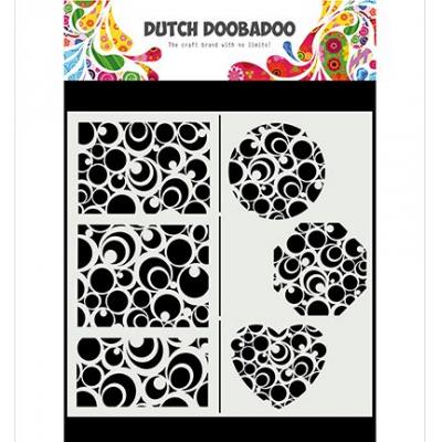 Dutch DooBaDoo Mask Art Stencil - Slimline Circles